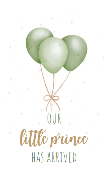 baby announcement baby shower
